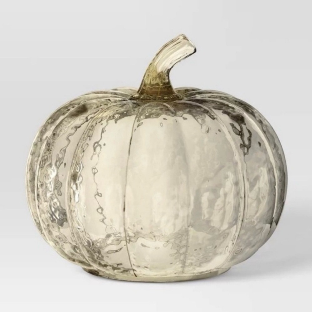 Threshold Glass Pumpkin - Champagne